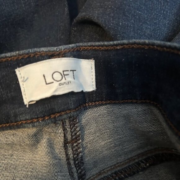 Loft Outlet 5 pocket denim leggings, size 16 - Picture 4 of 6